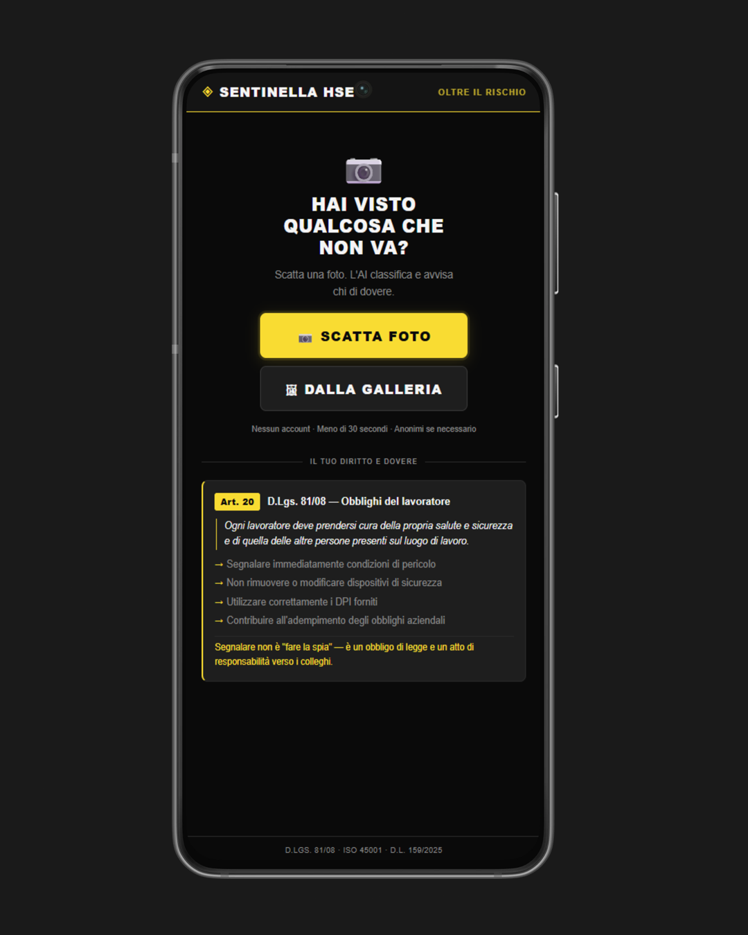 Scansiona il QR